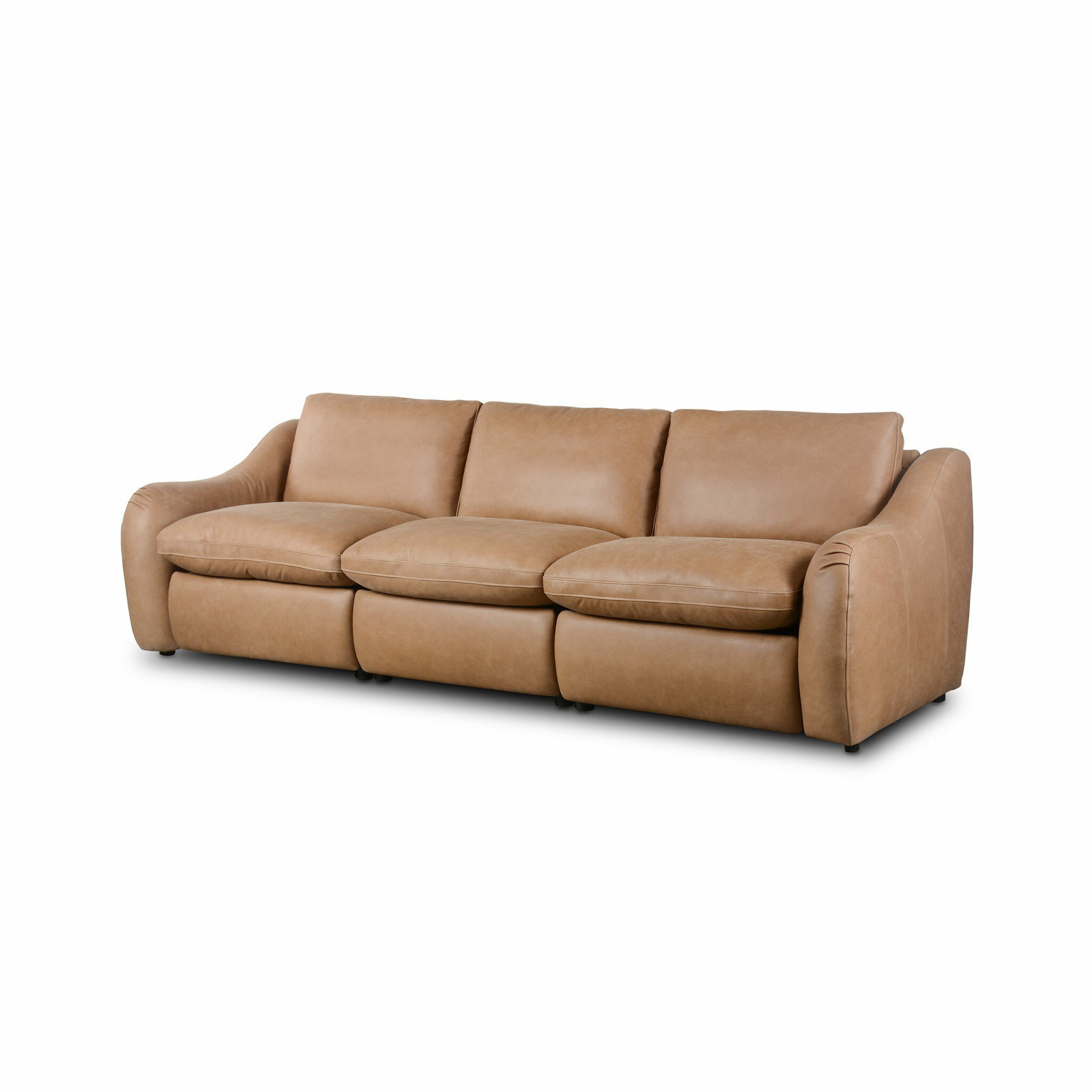 Tallulah 116" Genuine Leather Reclining Sofa