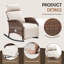 Chaise berçante inclinable avec dossier et repose-pieds Arcturus-364302607-364302595