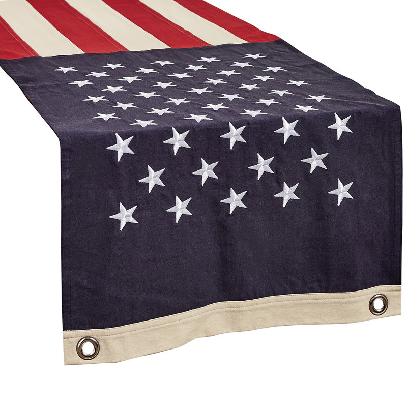  Star Spangled Table Runner/Swag 13" X 72"