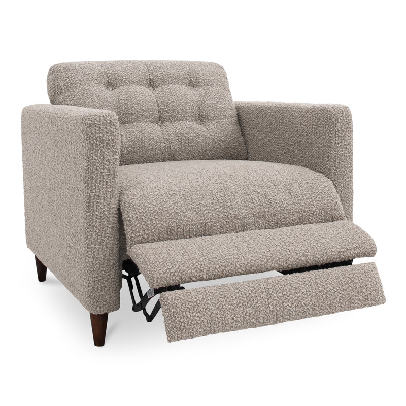 Fauteuil inclinable électrique Appiah gris chaud