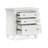 Monti White Drawer Nightstand-1949527204