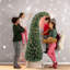 Sapins de Noël minces et fantaisistes, en métal et en plastique, pour les espaces compacts