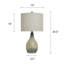 Lampe de table 26 po Giavanna
