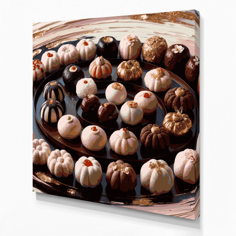 Art mural sur toile, Desserts, H 8 po x l 8 po