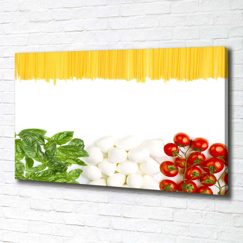 Italian Flag - Wrapped Canvas Print