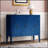 Adjustable Shelf Storage Sideboard – 3 Metal Handles, 4 Pinewood Legs-175717145