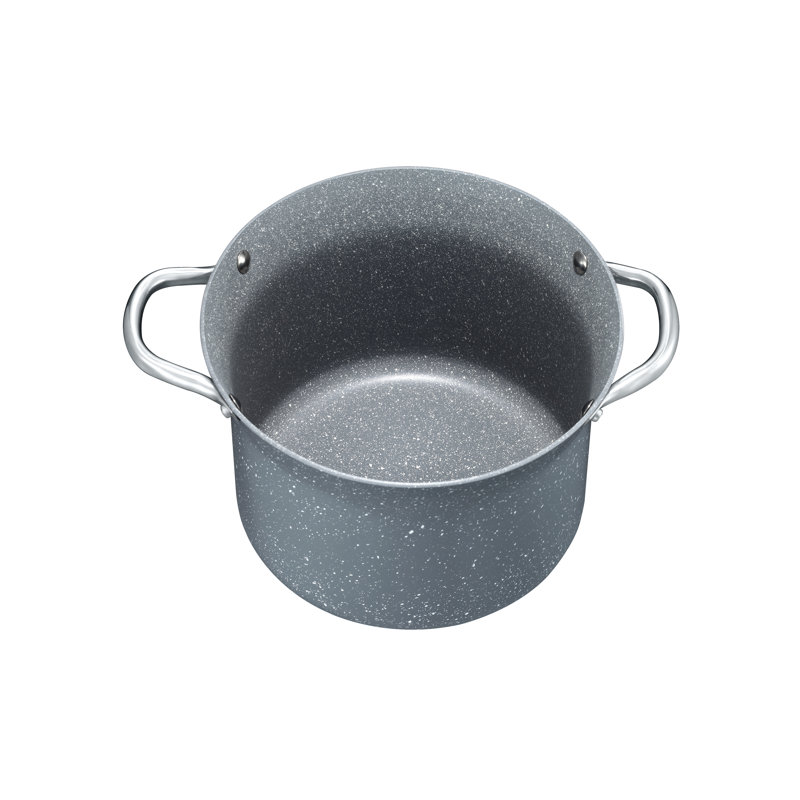 Batterie de cuisine 7 pte Concord Marmite antiadhésive en aluminium avec couvercle