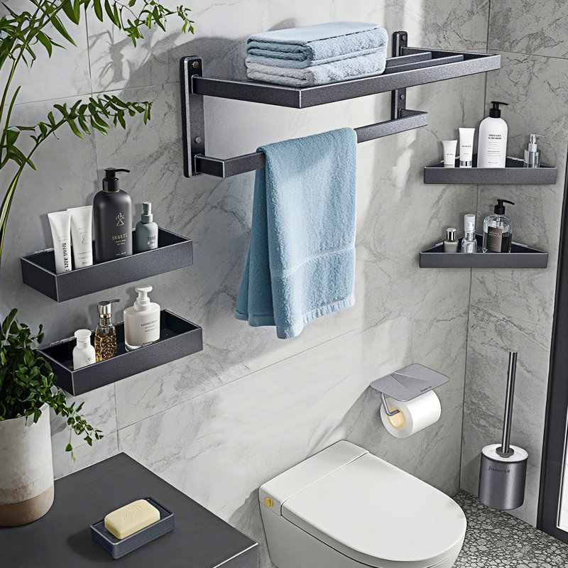 Bathroom Towel Rack Wall Mounted