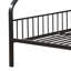 Lit superposé en métal avec matelas stable et robuste