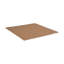 Panneaux muraux décoratifs Tambour flexibles 3/ 3/ po po x 1 pi x 8 pi à équerre carrée en bois non fini 3/4 po-135242454