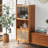 Modern Simple Solid Wood Display Cabinet