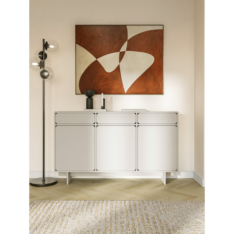 Wuwu Three Door Sideboard With Three Drawers 150 cm