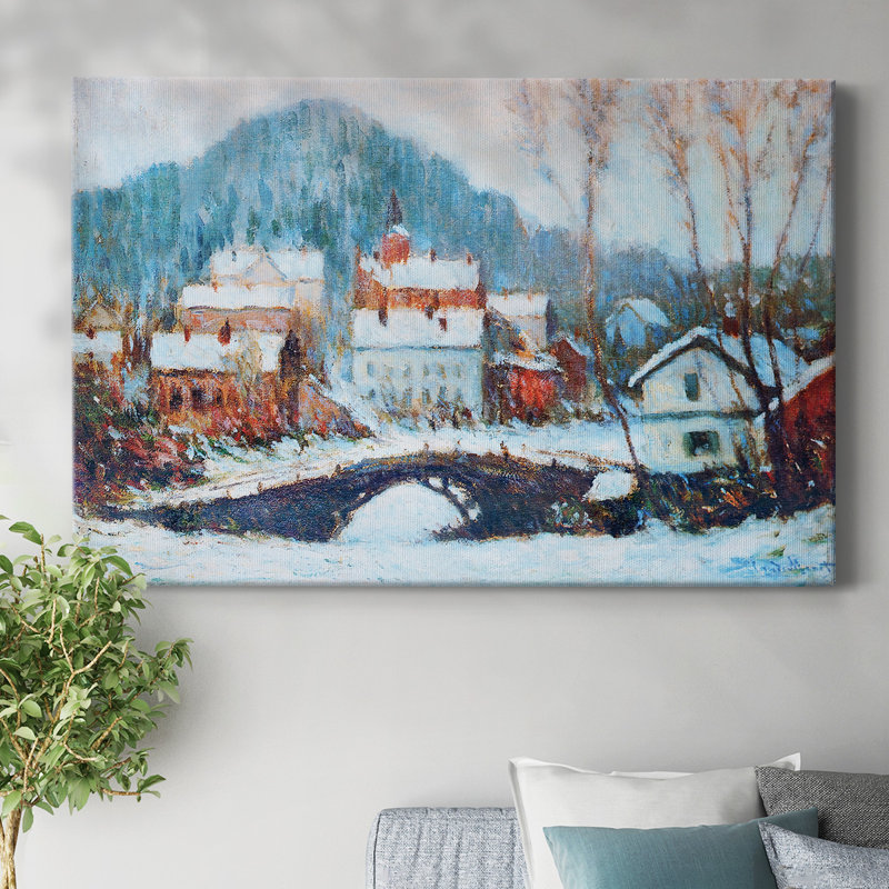 Sandviken, Norvège, 1895, toile tendue 02-Gallery, H 18 po x l 27 po