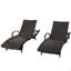 Chaise longue en osier avec accoudoirs Pe-1747665201