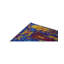 Ikatville Silk Ikat Area Rug in Blue/Rust/Brown