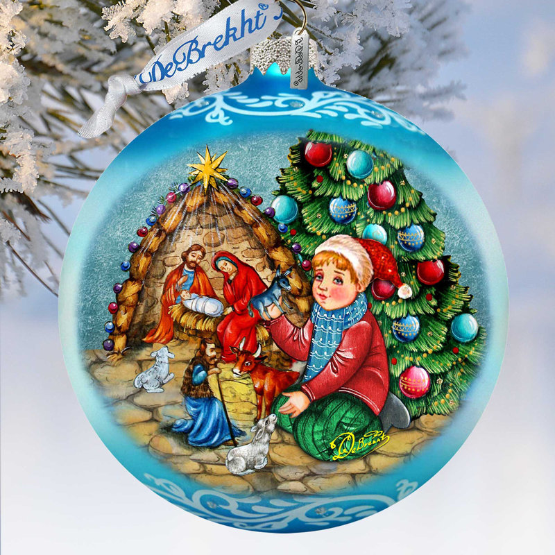 5.5'' Glass Ball Ornament