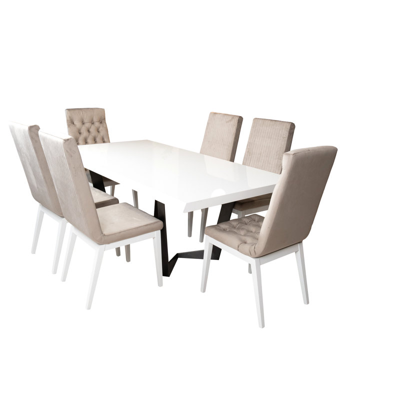 Demari 6 - Person Dining Set
