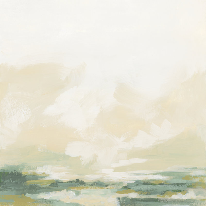 «Koralyn Mellow Horizon I» sur toile par June Erica Vess, H 12 po x l 12 po