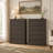 27.6" W Vintage 5-Drawer Dresser with Bronze-Colored Handles -Brown-1816890915
