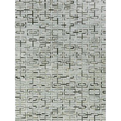 Natural Hide Cowhide Geometric Area Rug