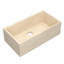 33" Farmhouse Concierge Apron Front Concrete Workstation Kitchen Sink in Ash with Cutting Board-1141336203