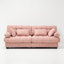 Causeuse en flanelle 88 po Geneveve-1428322440