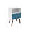 18" Nightstand in Aqua Blue and White (1-Drawer)-1327183789