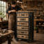 Taylors Tall 6 Drawer Chest Of Drawers on Wheels 70cm Solid Mango Wood Storage Drawer For Home