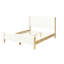 Structure de lit tapissier blanc moderne Modern