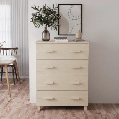 Ebern Designs Solid Pine Wood Sideboard