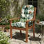 Coussins de chaise d'extérieur d'intérieur à haut dossier, coussins de patio Adirondack imperméables toutes saisons avec attaches, coussins de dossier en tissu Oxford 300D-459762425