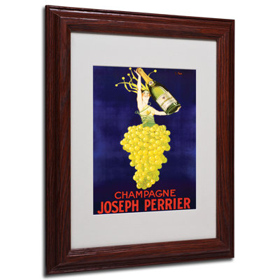 « champagne joseph perrier », art mural encadré