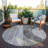 Washable Striped Indoor / Outdoor Rug-1597174938