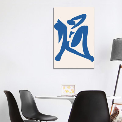 « Déconstruit bleu figure 4 » par Mambo art studio-impression