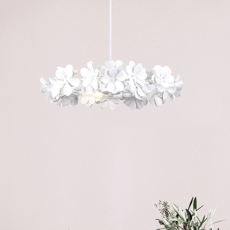 Miholics Wagon Wheel Chandelier