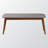 Erithon Dining Bench in Light Grey with Medium Brown Finishing, 17.41" H X 40.67" W X 15.07" D-1121980136