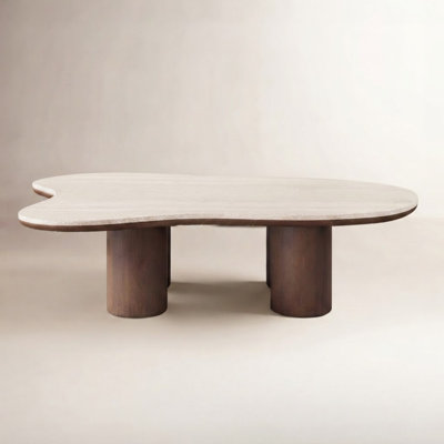 Masiyah 48" Stone Coffee Table