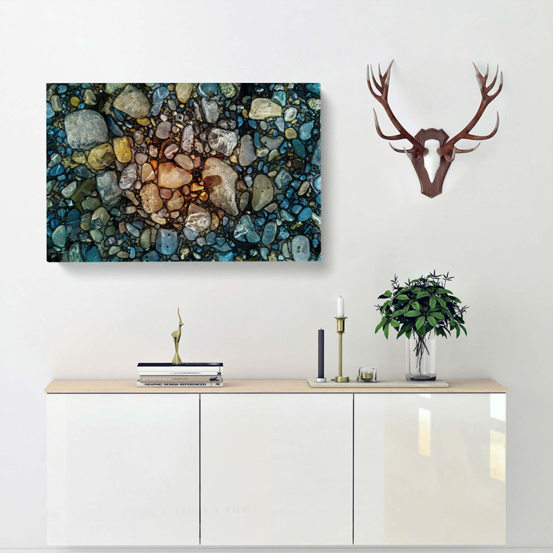 Rocks - Wrapped Canvas Print, 50cm H x 76cm W x 3cm D