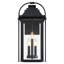 Grande applique murale d'extérieur noire 22,5 "à 3 lumières H 22,5"-560379373-549989376