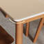 Plateau de table en bois fritté blanc avec bois massif pour la salle à manger / cuisine-1494255537