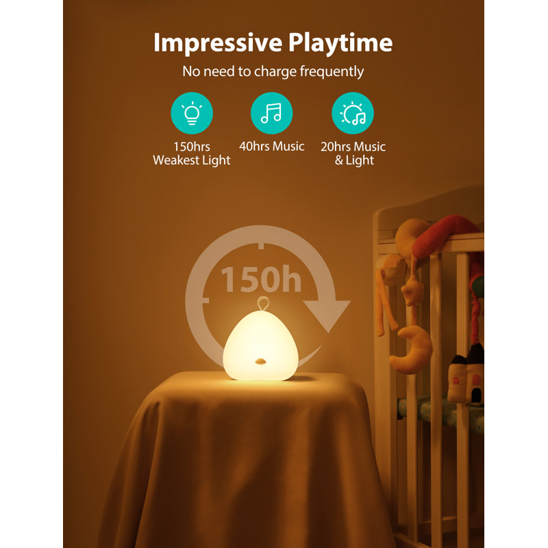 Night Light For Kids, Nursery Night Lights, Bedside Touch Lamp, Cute Silicone Nightlight For Baby Toddler, 3 Level Dimmable Soft Night Lamps Gift For Bedroom Kids Room Decor
