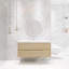 Ensemble de meuble-lavabo simple mural moderne 48 po avec lavabo en résine-1316793067-1316793060