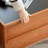 Retro creative design movable coffee table-1983127676
