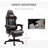 Racing Style Gaming Chair In Brown Pu Leather, Adjustable, Footrest, Lumbar Support, Comfort - High Back
