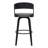 Shelly Counter Height Or Bar Height Swivel Upholstered Stool In Wood Finish - Set -662192864-662192867-662192869