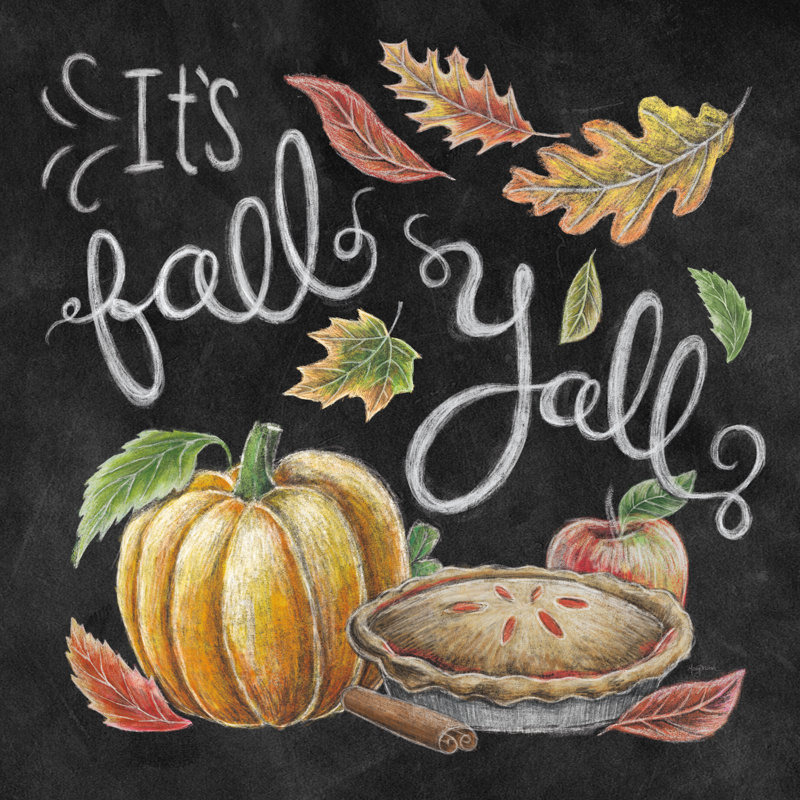 Harvest Chalk III by Mary Urban - Wrapped Canvas Painting, 30cm H x 30cm W