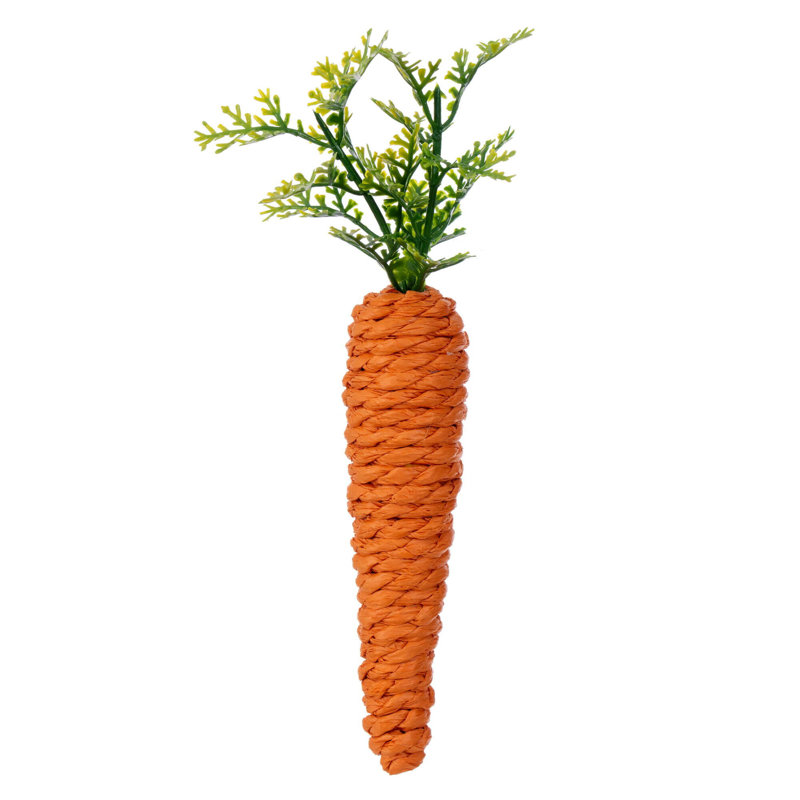 Carottes artificielles Vickerman. Chaque carotte mesure 7 po de hauteur et 3 po de largeur. Comprend six carottes par sac.
