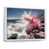 White Floater Framed
