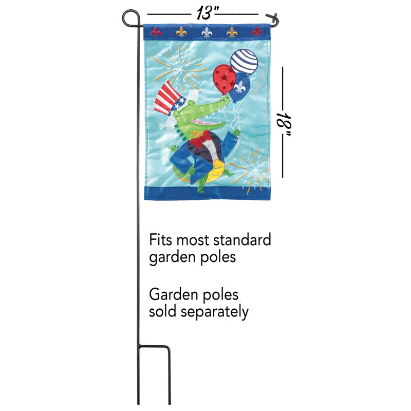 Drapeau de jardin en polyester 18 x 13 po Dala