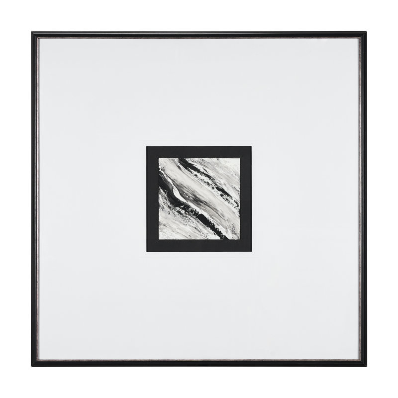 «Lava Flow II» par Hardip Kaur, reproduction d'art encadrée sous verre, Lava Flow I, Noir